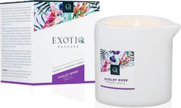 Exotiq - Massagekaars - Massage Kaars - Massage Candle - Violet Rose - 200g — thumbnail 1