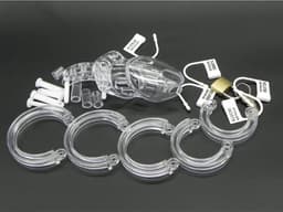 Chastity Cage - kuisheidskooi - voor mannen - plastic - Prolink Novelties® - Large nr. 9 — thumbnail 2