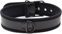 Banoch - Lindo Collar Negro Neoprene - halsband zwart neopreen - puppy play — thumbnail 1