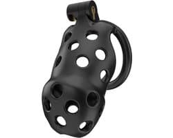 Rimba Toys - P-Cage PC03 - Kunststof Kuisheidskooi - Peniskooi - Chastity - Zwart