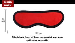 7-Delige Set BDSM Set - Handboeien - Zweep - Sekspeeltjes - Sex Toys - Zwart — thumbnail 7