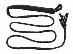 Henbrandt Lange zweep 200 cm - zwart - avonturier/cowboy verkleed accessoires Carnaval — thumbnail 1