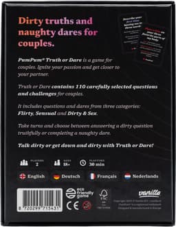 PumPum® Truth or Dare – Erotische Editie voor Koppels met 110 kaarten – Nederlands en Engels Kaartspel — thumbnail 2