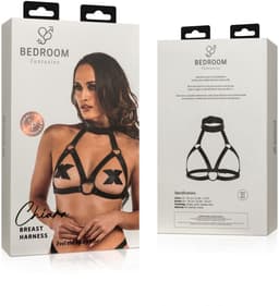 Chiara Bondage Harnas - Zwart — thumbnail 4