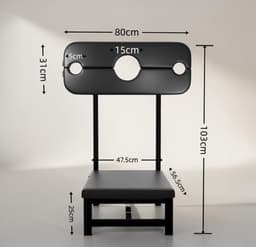 BUM BLING® Sex Stoel - Sex Chair - BDSM Meubel - Zwart - Verstelbaar - Met Voetboeien — thumbnail 9