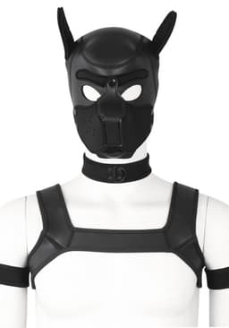 Petplay Deluxe 12 Delige Dog Puppy Set - Roleplay - kinky - luxe set - kwaliteits set - kinky - Zwart - Woeefff — thumbnail 3