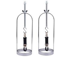 Nooitmeersaai - Tepelstretchers kooi met tepelklem - Metaal - Zilver - 300 gram