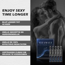 Vitamale - Erectie Gel - Erectie Gel voor mannen - 5 Sachets - #1 Erectie Gel in Nederland en Belgie - Discreet geleverd - #SPRING PROMO — thumbnail 7