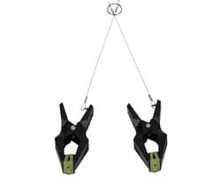 Doc Johnson Hardwire Hangers -/ tepelklem - Zwart