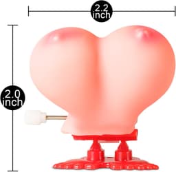 Opwindbaar Lopend Borsten Speeltje – Hilarisch Cadeau voor Vrijgezellenfeest of Foute Verjaardag — thumbnail 5