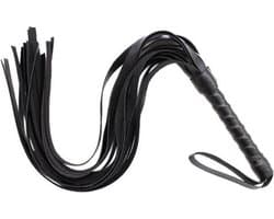 LOUZIR Erotische Zweep – BDSM – Seks zweep – Bondage – Sm zweepje – Leer - Zwart