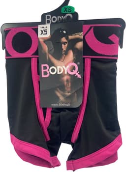 BodyQ Sexy Heren Boxershort – Zwart/Roze – Erotische Herenlingerie – Maat S — thumbnail 2
