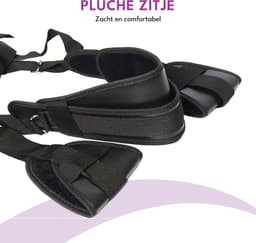 JustFun Seks Schommel - BDSM Sex Toys - Seksspeeltjes voor Koppels - Swing - Erotiek - Zwart — thumbnail 9