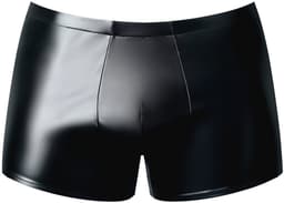Male Power Sexy Wetlook Pouch Short - Zwart - Maat XL — thumbnail 2