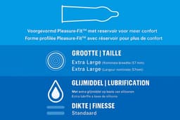 Durex Comfort XL – Extra Grote Condooms – Voordeelverpakking - 72 Stuks – Easy-On Pasvorm voor Comfort – Betrouwbare Bescherming – Transparant & Geurloos — thumbnail 3
