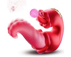 Sex Toys voor Vrouwen Likkende Tong Vibrator - Vibrators voor Vrouwen - Tong Vibrator - Clitoris Zuiger – Diep Waterdicht – Bef Vibrator met 10 Sterke Standen - Siliconen - Discreet Verzonden - Roze