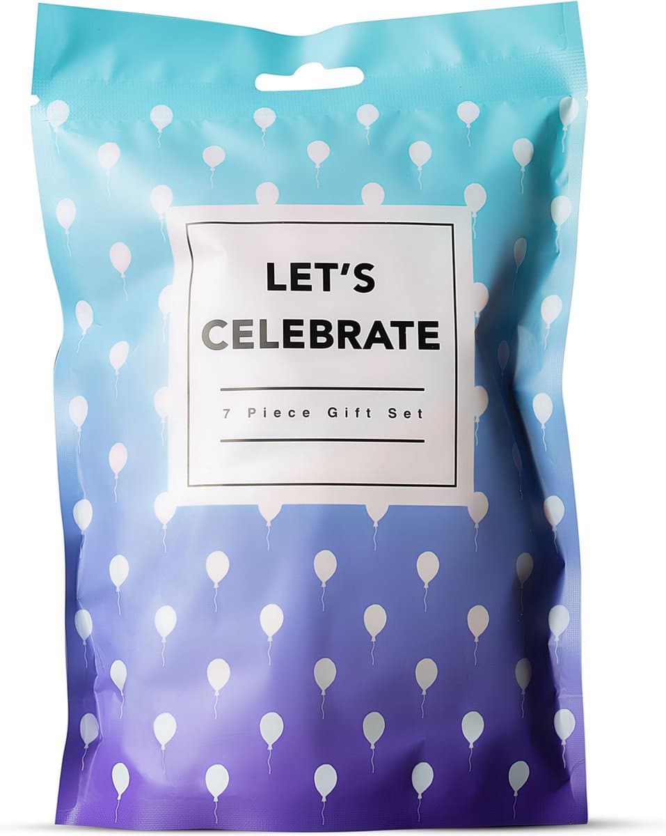 Loveboxxx - Let's Celebrate - 7 Delige Cadeauset - Geschenkset Mannen, Vrouwen en Koppels - Cadeau Man, Vrouw en Koppels - Giftset Man, Vrouw en Koppels - Erotisch - Rood — afbeelding 1