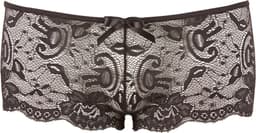 Cottelli Collection – 3 Delig Erotisch Ondergoed Set voor Veelzijdig Keuzevrijheid in de Slaapkamer – Maat L – Zwart — thumbnail 5
