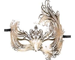EasyToys - Open Venetiaans Masker - Goudkleurig
