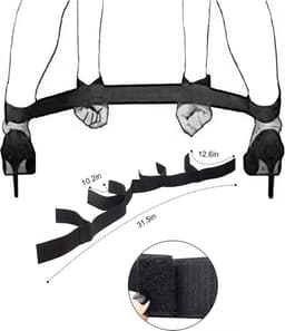 CHPN - Handboeien- Enkelboeien- Boeienset voor volwassenen - Seksspeeltje - Seks attributen - Bondage - Handcuffs - Zwart — thumbnail 1