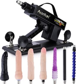Pakket Zorro Auxfun Basic Seksmachine Met 7 dildo opzetstukken — thumbnail 13