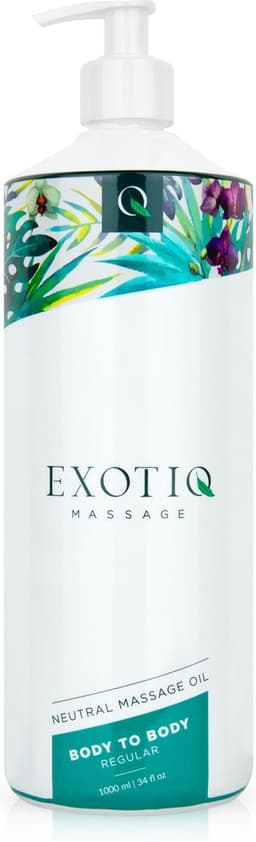 Exotiq - Body To Body Oil - Massage - Massage Olie - Massage Olie Erotisch - 1L — thumbnail 1