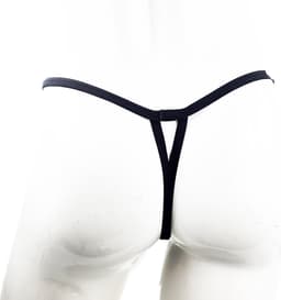 BamBella® Heren string onderbroek ondergoed penis vergroter verlenger Zwart — thumbnail 2