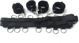 *** BDSM Bedboeien Set - Bondage - Verstelbare Riemen en Boeien - Bed Partner - Spannend - van Heble® *** — thumbnail 1