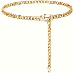 Livé® 1st Tailleketting – Gouden Metalen Body Chain met Kwasten — thumbnail 1