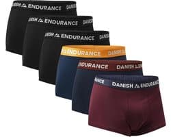 Heren Katoenen Boxershorts met Lage Taille en Elastische Band - 6 Stuks