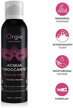 Orgie - Acqua Croccante Crunchy Mousse Passievrucht 150 ml — thumbnail 3
