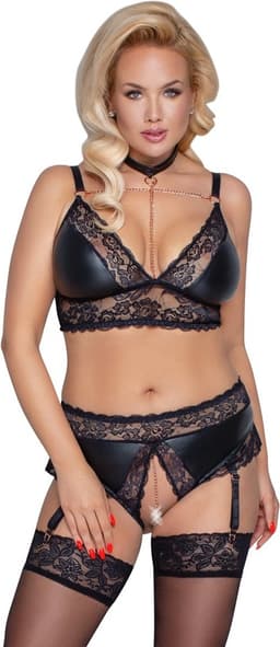 Curvy Bondage Beha Lingerie Set — thumbnail 1