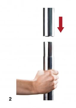 Ouch! Dance Pole - Silver — thumbnail 6