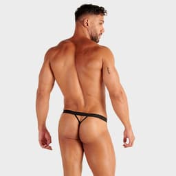 WOH heren microfiber G-string pure seduction zwart — thumbnail 5