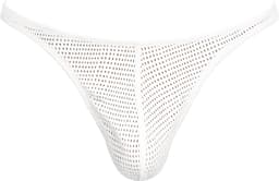 Barcode Berlin Thong Lor White - MAAT S - Erotisch Heren Ondergoed - String voor Man - Sexy mannen String — thumbnail 1