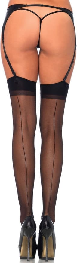 Sheer backseam stockings — thumbnail 3