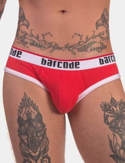 Barcode Berlin Maxime Backless Brief Red - MAAT L - Erotisch Heren Ondergoed - Slip voor Man - Sexy mannen Slip — thumbnail 2