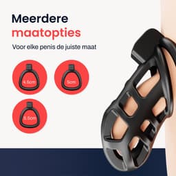 Chastity Cage - Penis kooi - Kuisheidskooi voor mannen - Kuisheidsgordel - Kuisheidskooien - Seksspeeltjes voor koppel - Sexspeeltjes - Jespro — thumbnail 5