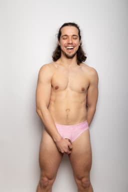 SUKREW U-Style Brief Multipack 1x Breeze Blue + 1x Summer Pink - MAAT S - Erotisch Heren Ondergoed - Slip voor Man - Sexy mannen Slip — thumbnail 4