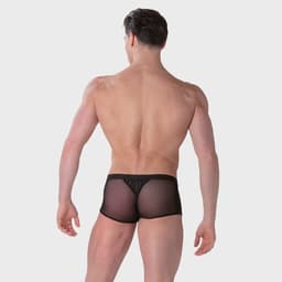 WOH heren microfiber trunk personal allure mesh zwart — thumbnail 2