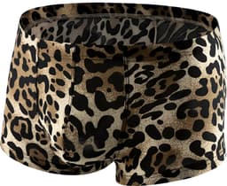 Heren Boxershort Luipaardprint - Zwart/Bruin - Sexy Herenondergoed - Maat L | LS163 — thumbnail 1