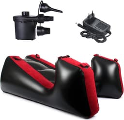 Deluxe Opblaasbare Seksbank met Erotisch Kussen & Accessoireset – Comfortabele Positiehulp voor Stellen – Discrete Verpakking — thumbnail 6