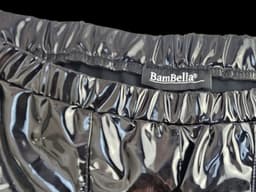 BamBella ® - Boxer short Maat L/XL Datex Zwart (Latex en stof SM kleding BDSM met rits erotische heren kleding ondergoed lingerie onderbroek zwart — thumbnail 2