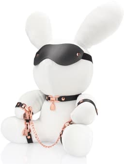Konijn Bondage - Velours - Groot - Wit — thumbnail 11
