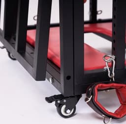 BUM BLING® BDSM Sekskooi - Verstelbaar Sex Stoel - Seksmeubel op Wielen - Sex Kooi - Met Handboeien — thumbnail 6