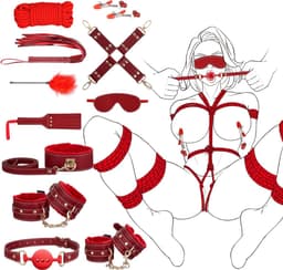 Zyrex® BDSM Extreme - Bdsm Kleding - BDSM Toys - Rood - 29 cm x 24 cm x 7 cm — thumbnail 1