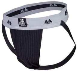 MM Sports Original Edition Swimmer/Jogger Jockstrap 2 inch Black - MAAT S - Heren Ondergoed - Jockstrap voor Man - Mannen Jock — thumbnail 9