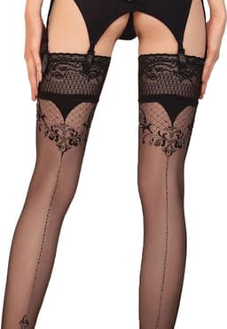Ballerina - Fantasy Hold Ups - Kousen (20 denier) - Zwart — thumbnail 5