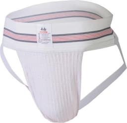 MM Sports The Original No. 10 Swimmer/Jogger Jockstrap 3 inch White - MAAT M - Heren Ondergoed - Jockstrap voor Man - Mannen Jock — thumbnail 1