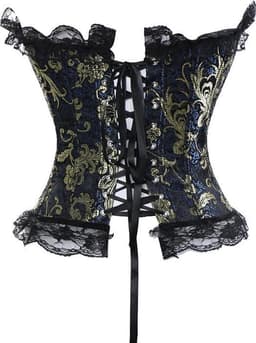 Romantisch klassiek korset met vetersluiting | Maat 36 | Sexy lingerie — thumbnail 4